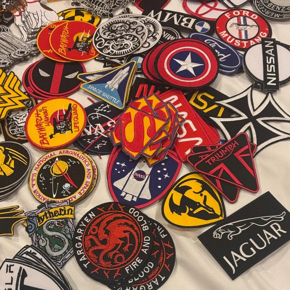 Mystery Bundle of 10 Assorted Iron-On Patches - Picture 3 of 5